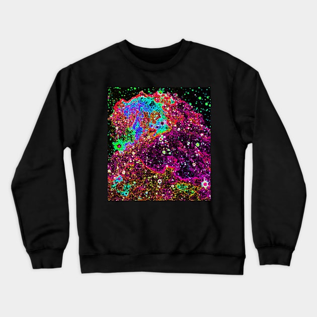 Black Panther Art - Glowing Edges 619 Crewneck Sweatshirt by The Black Panther